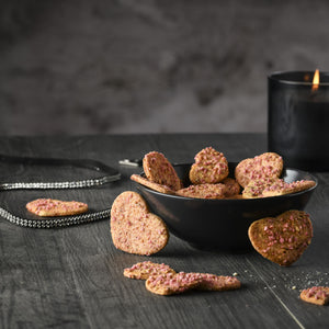 Boîte métal fenêtre - Biscuits cœurs / Biscuiterie Louvat 