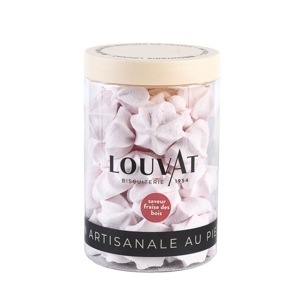 Guimauves en tube saveur fraise des bois - Louvat biscuiterie 