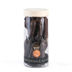 Guimauves enrobées de Chocolat Bonnat et orange - Produit d'exception chez Louvat 