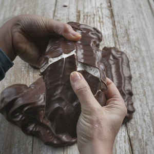 Guimauve XXL enrobées de beaucoup de Chocolat 