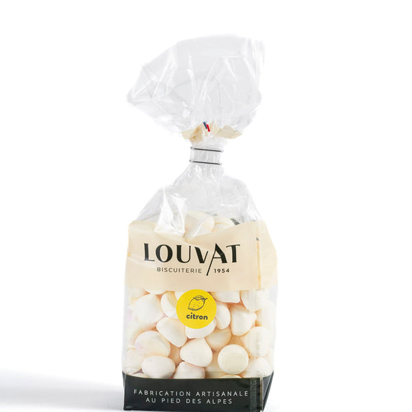 Meringues gouttes saveur citron _ Louvat biscuiterie