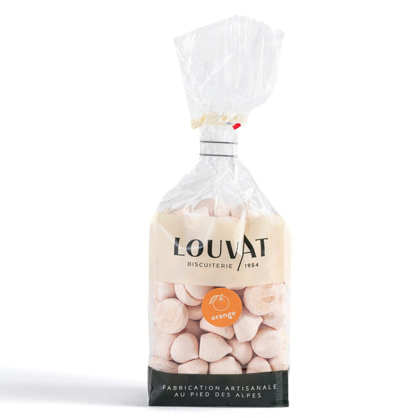 Meringues gouttes saveur orange _ Louvat biscuiterie