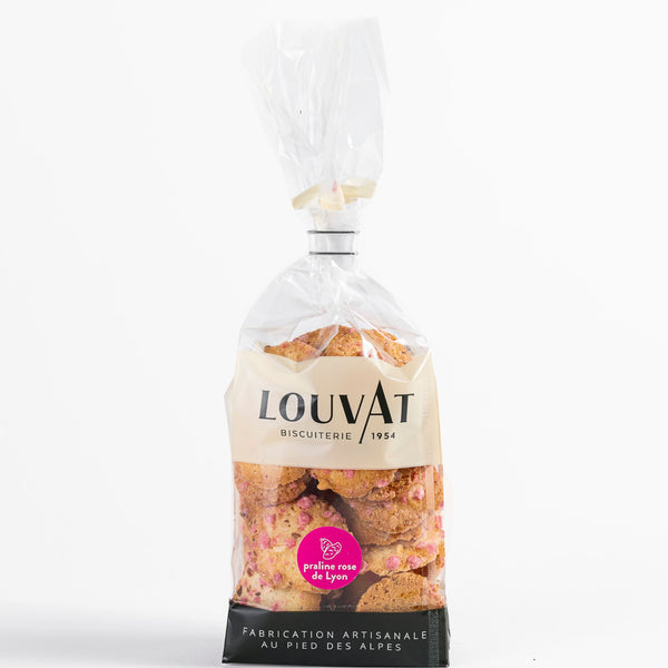 Palets pur beurre saupoudrés praline rose de Lyon - Louvat