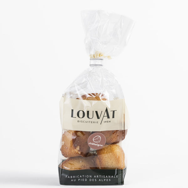 Financiers pur beurre saveur châtaigne de chez Louvat biscuiterie, craquant et gourmand