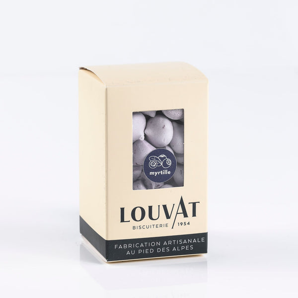 Meringues gouttes saveur myrtille _ Louvat biscuiterie