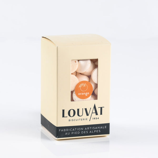 Meringues gouttes saveur orange _ Louvat biscuiterie